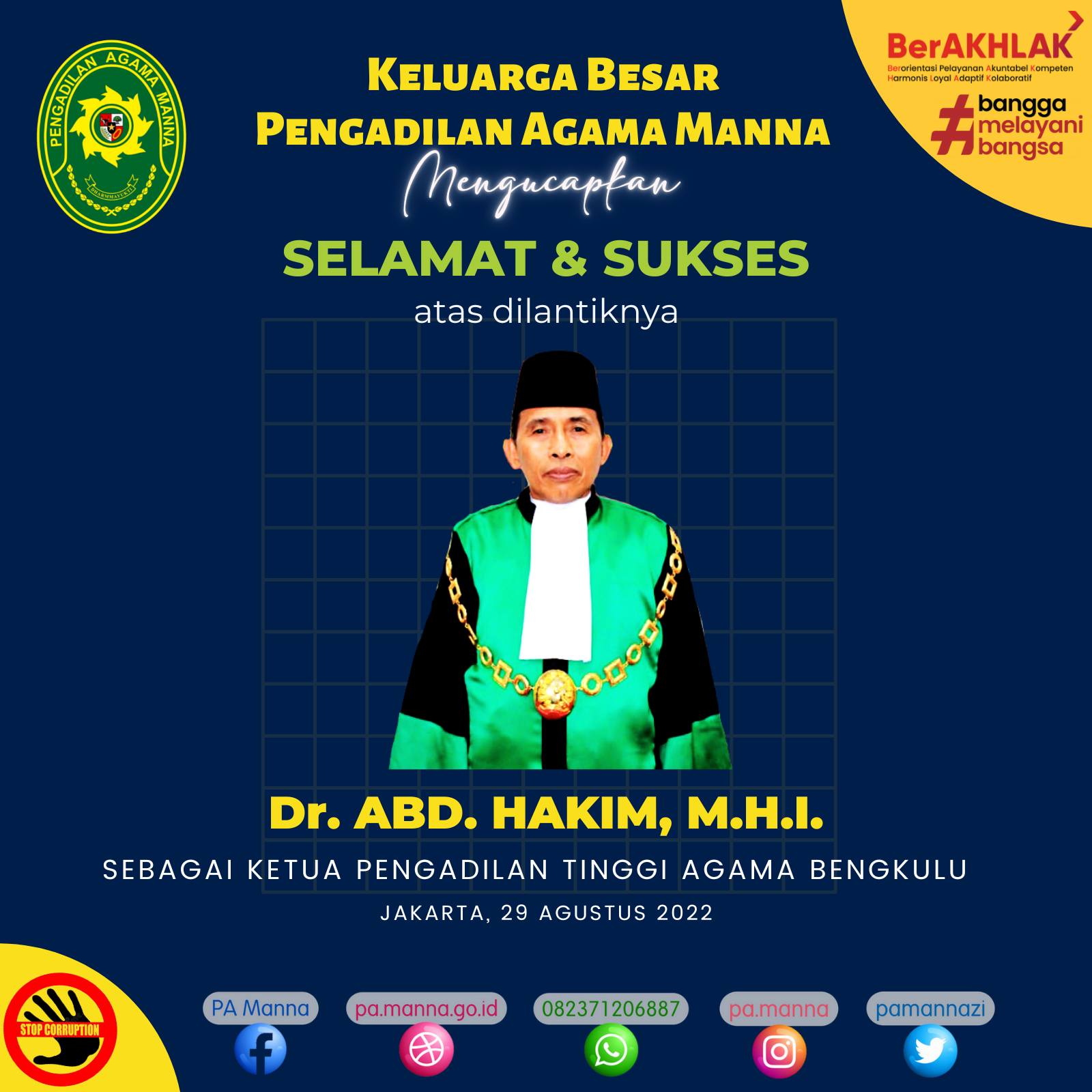 Ketua PTA Abd Hakim